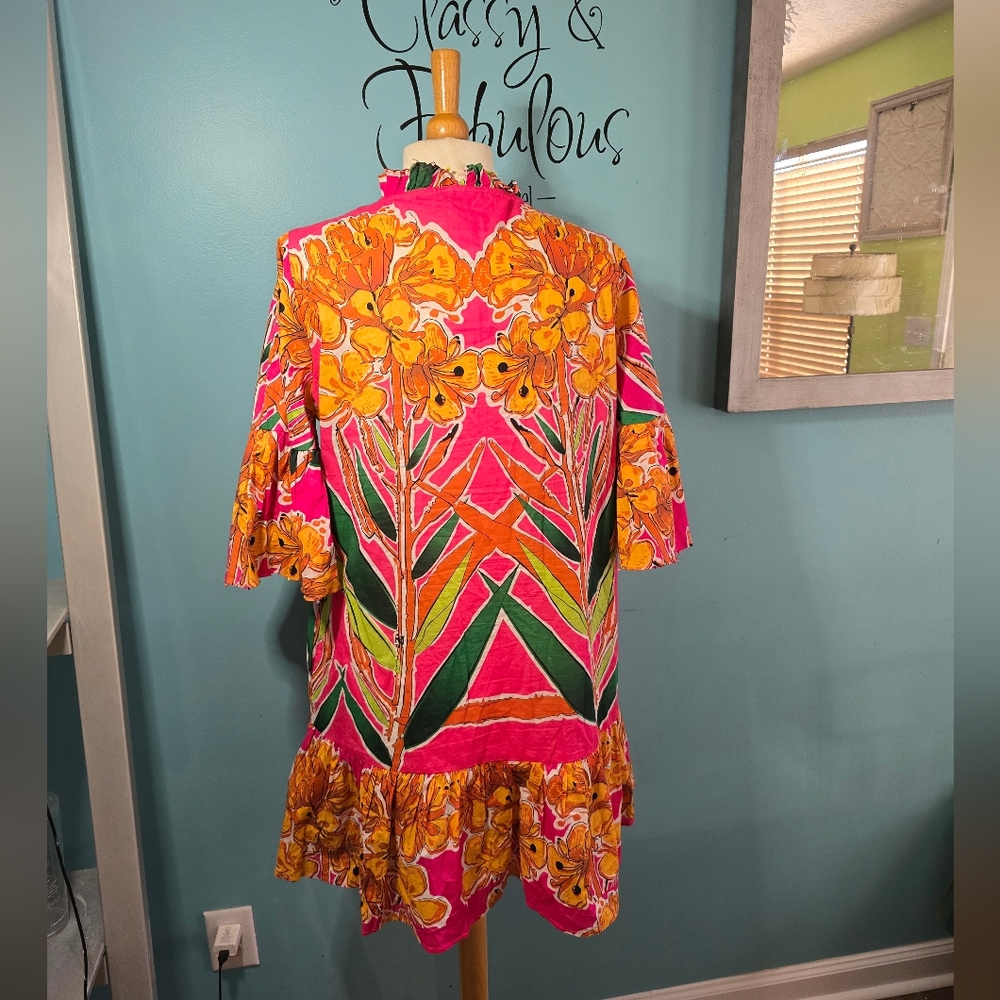 Exquisitely Chic Tropical Beaded Dress by Roopa Pemmaraju - Picture 4 of 6